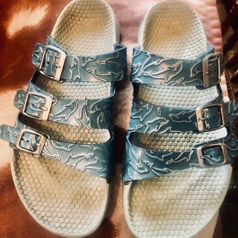 Birkenstock Blue Dolphin Sandals